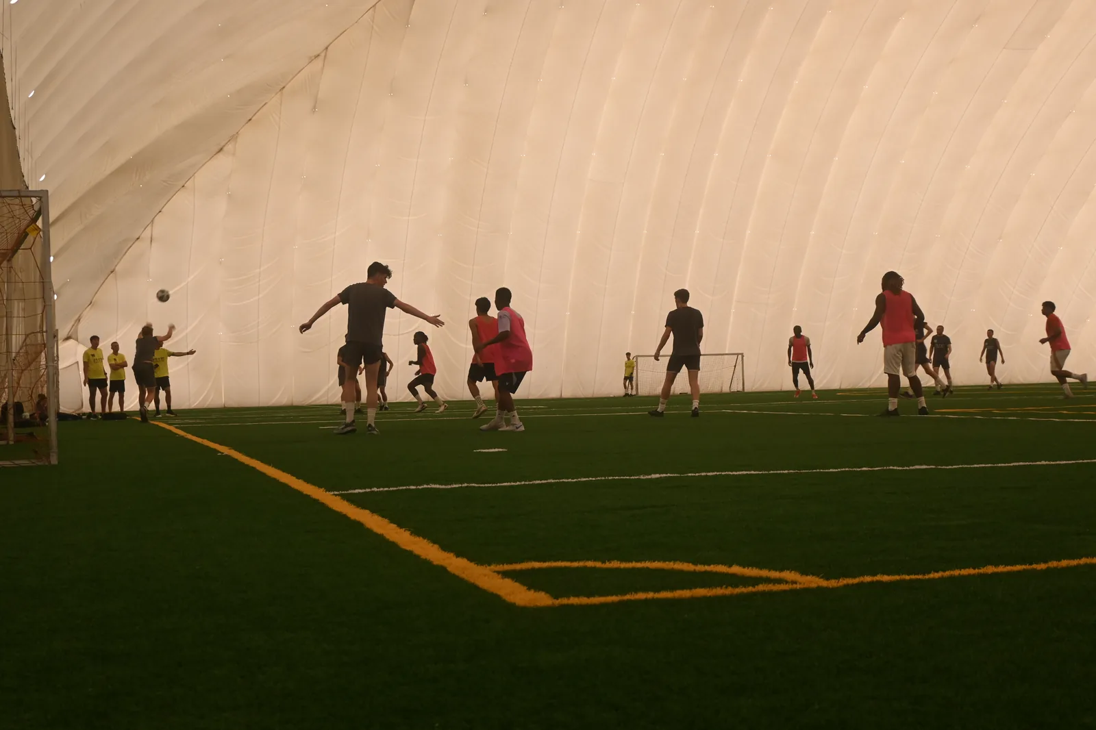 Friendly match with Mercy College players